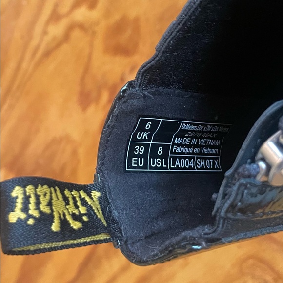 2976 MAX DISTRESSED PATENT CHELSEA PLATFORM BOOTS - Picture 3 of 11